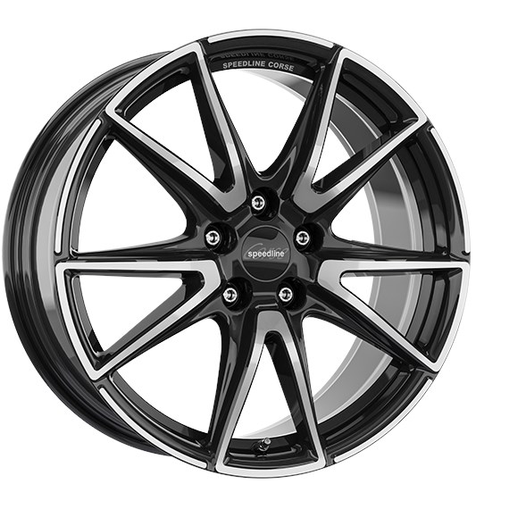 SPEEDLINE VETTORE ZWART MAT GEPOLIJST 4053881147094